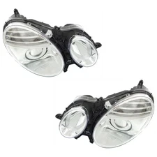 Pair Set of 2 HID Headlights Driving Head lights Headlamps  Driver & Passenger