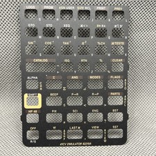 RARE ORIGINAL Hewlett Packard HP-41CV HP-82210A EMULATOR OVERLAY For HP-48SX/GX