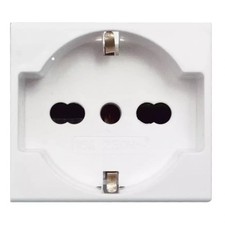 Presa schuko bipasso ave banquise 45b90-15TS  2p+t 10-16a