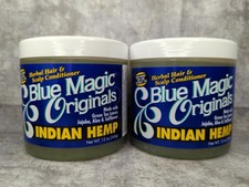 Blue Magic Indian Hemp Herbal Hair Scalp Conditioner 12 Oz.  Lot Of 2 
