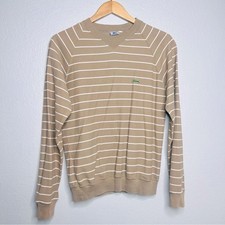 Vintage Izod Lacoste Striped Long Sleeve Sweater 70s sz M