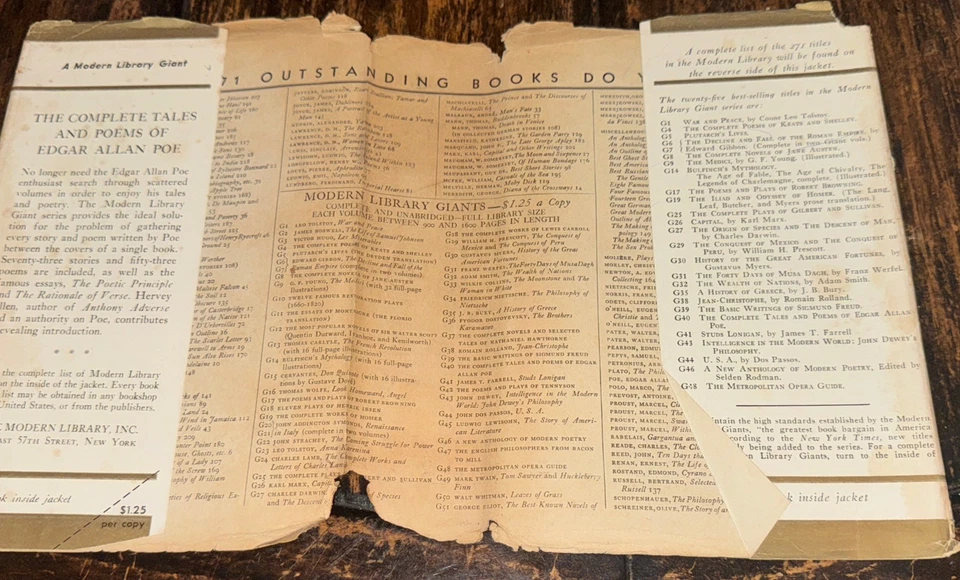 Antique 1938 -The Complete Tales and Poems of Edgar Allan Poe Foto 3 de 4