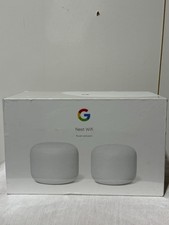 Google Nest Wifi Router and Point White Google Assistant Wi-Fi Router and Point