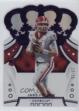 2020 Chronicles Draft Picks Crown Royale Mirror Purple 13/25 Jake Fromm #46 b8h