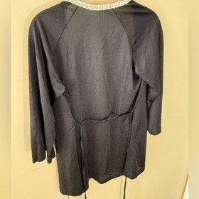 Vintage JC Penney lingerie topper mini robe union 80s made size small