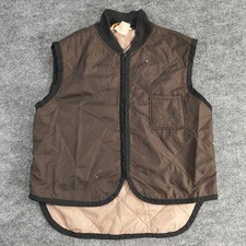 Vintage Hunting Fish Ted Williams Vest Large Sears Roebuck 80s DISTRESSED