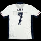 BUKAYKO SAKA ENGLAND NIKE WHITE SOCCER JERSEY SIGNED BECKETT COA