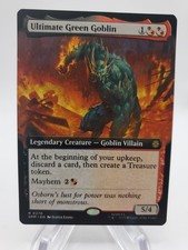 Ultimate Green Goblin R 0276 EXTENDED ART Marvel Spider-man Near Mint MTG
