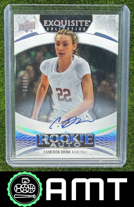 Cameron Brink RC Auto 2025 UD Goodwin Champions 74/99 Exquisite Rookie/Prospect