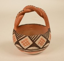 Isleta Pueblo Pottery with Handle