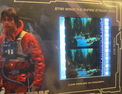 STAR WARS 2017 TOPPS MASTERWORK FCR-14 FILM CEL RELIC LUKE ARRIVES ON DAGOBAH V1