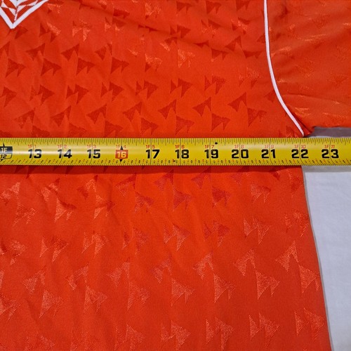 Vintage VKM Venus 90s Soccer Rugby Jersey Shirt Size Large #15 Orange - Picture 20 of 20