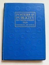 1928 Posters and Publicity Commercial Art Annual Book Nice Vintage Advertising