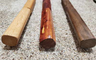 Set of Two (2) Long Hot Dog Safety Roasting Sticks Camp Fire Marshmallow Poker