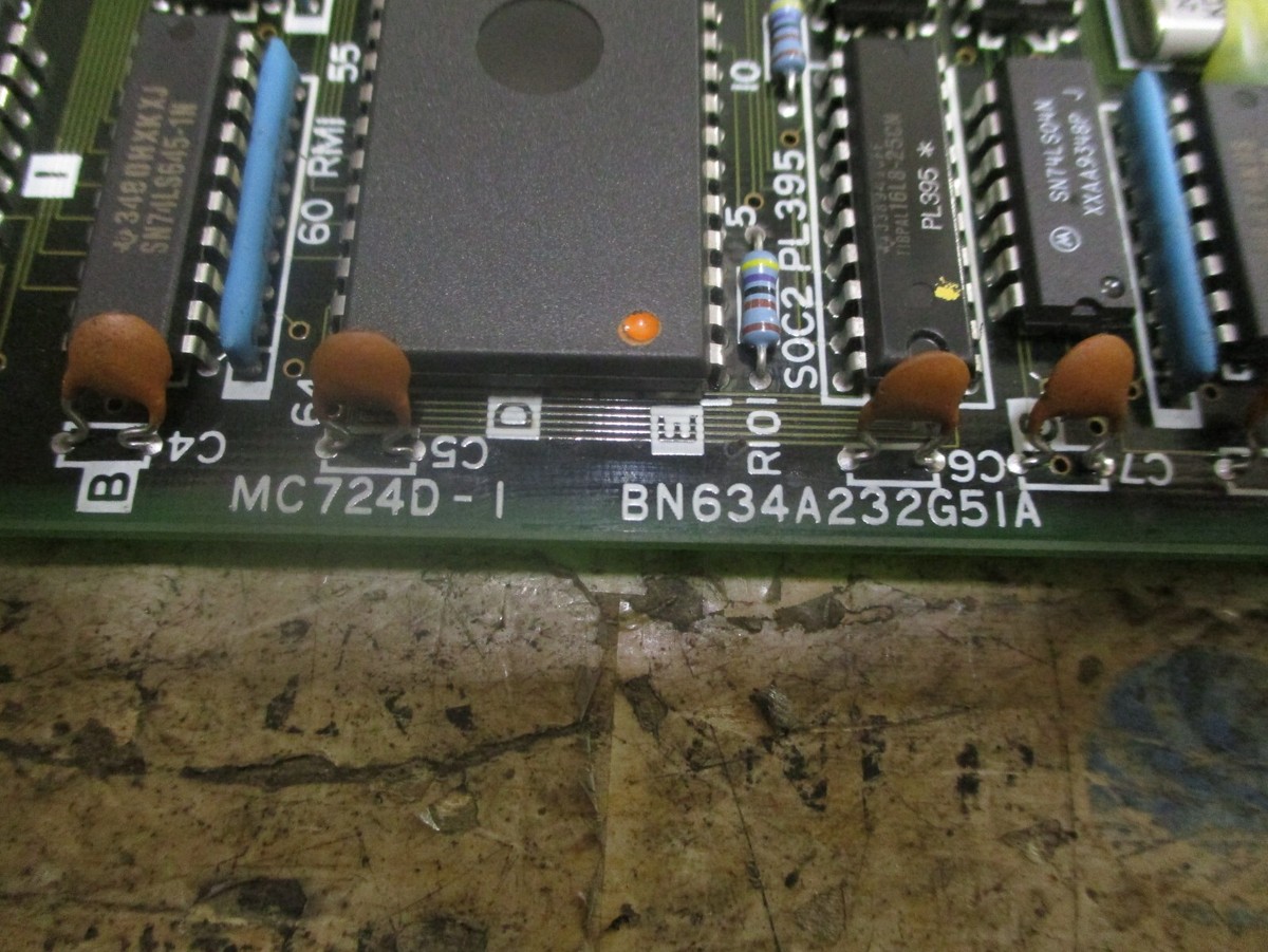 Mitsubishi BN634A232G51A PLC Module Mitsubishi MC724D-1 PLC Module