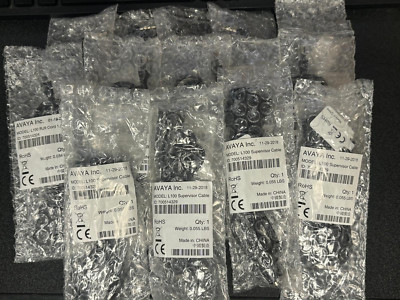 Mixed lot of 14 Avaya L100 Cables *See Description*