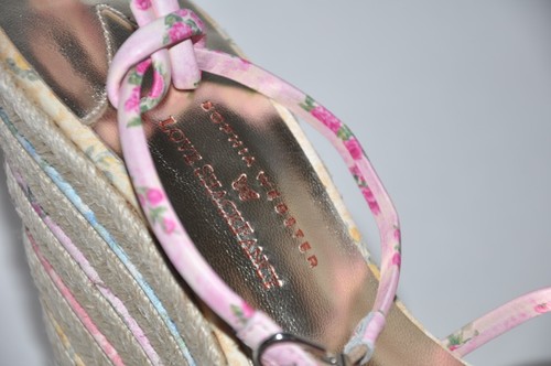 NEW Sophia Webster x Love Shack Fancy Alina Espadrille Wedge Sandals 38.5 $600 - Picture 4 of 13