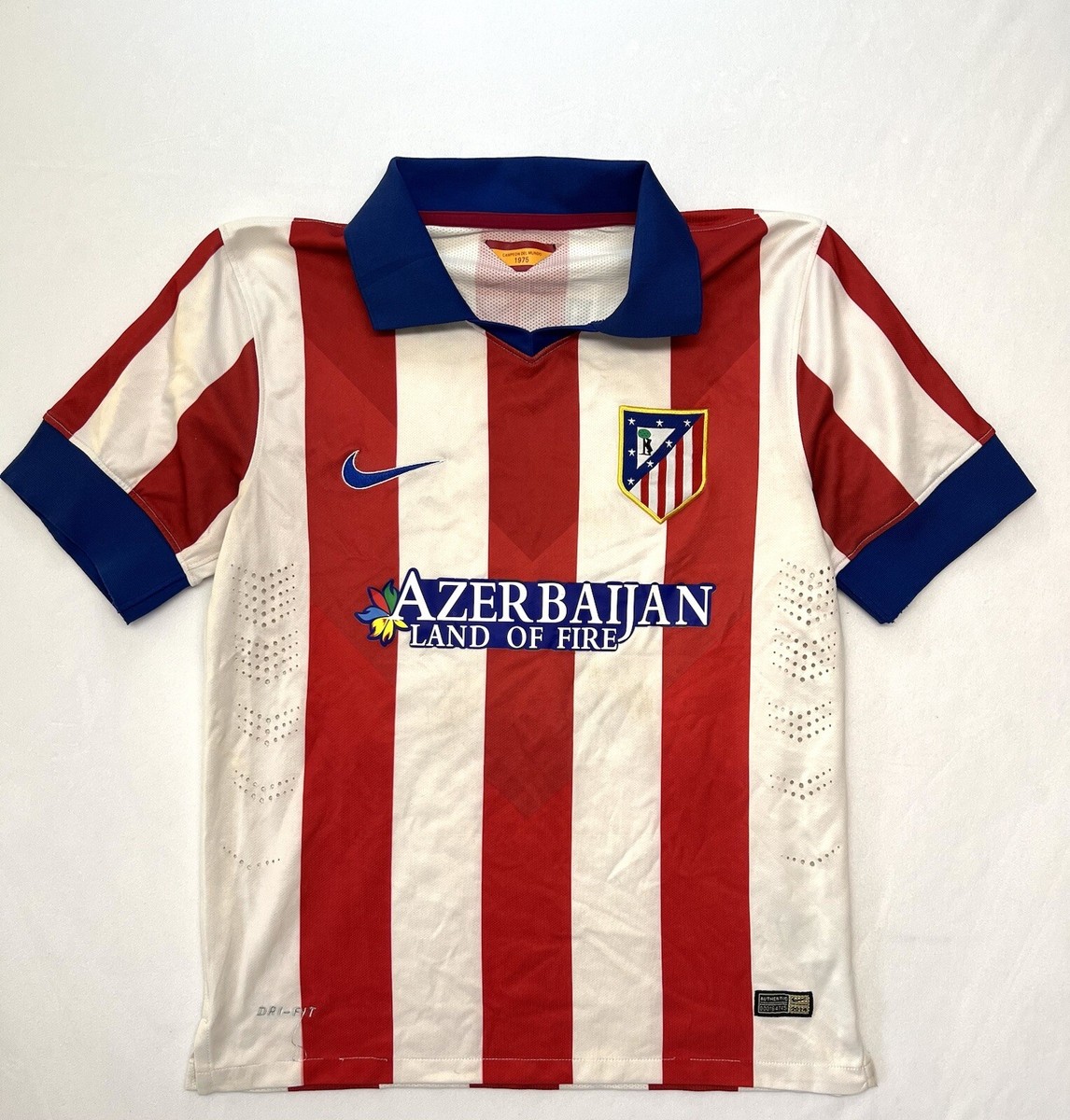 Atletico Madrid 2014-2015 Home Football Shirt Soccer Jersey Youth