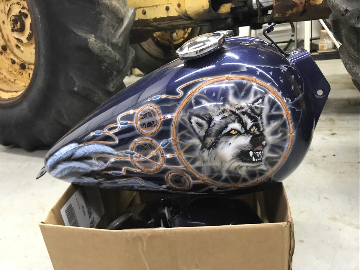 Harley Davidson Fuel Gas Tank FXR 1989-1994 Evolution EVO cap