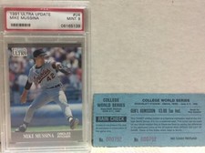 BALTIMORE ORIOLES Mint 9 Card MIKE MUSSINA 1991 Ultra & 1988 College WS Ticket