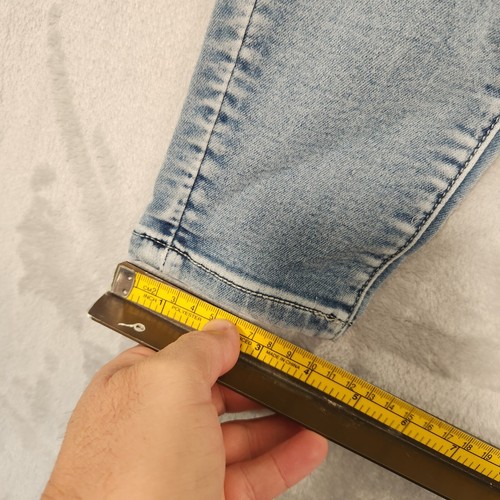 DECJUBA JEGGING JEANS WOMENS SIZE 10 BLUE STRETCH DENIM SKINNY BIKER MID RISE - Picture 6 of 12