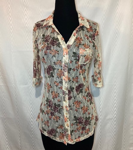 American Rag Cottagecore Sheer Lace 