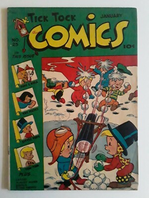TICK TOCK TALES #25  (1948) KOKO & KOLA! Solid VG 