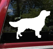 Golden Retriever Vinyl Decal V2  Dog Puppy Irish Setter Bay  Die Cut Sticker