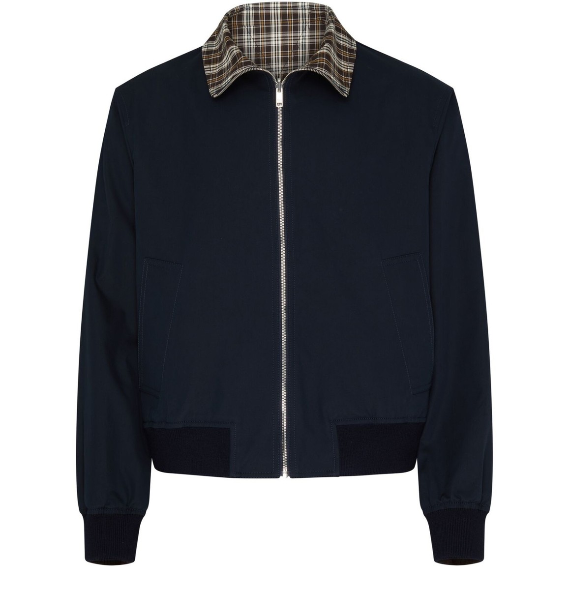 BOTTEGA VENETA Dark Blue Cotton Jacket New And Authentic | eBay