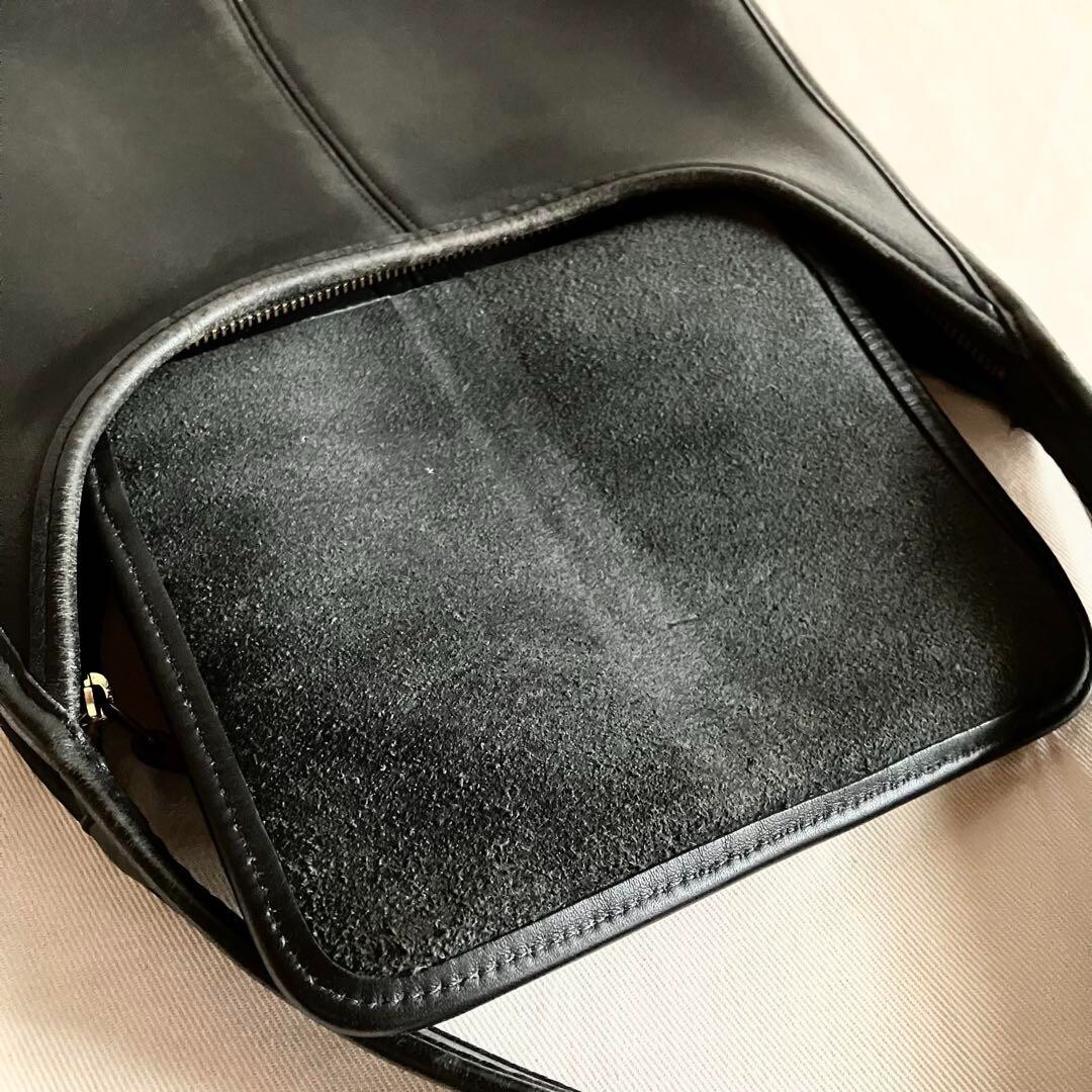 COACH Ergo Zip Hobo Leather Shoulder Bag 9025 Vintage Black COACH Ergo Zip Hobo Leather Shoulder Bag 9025 Vintage Black