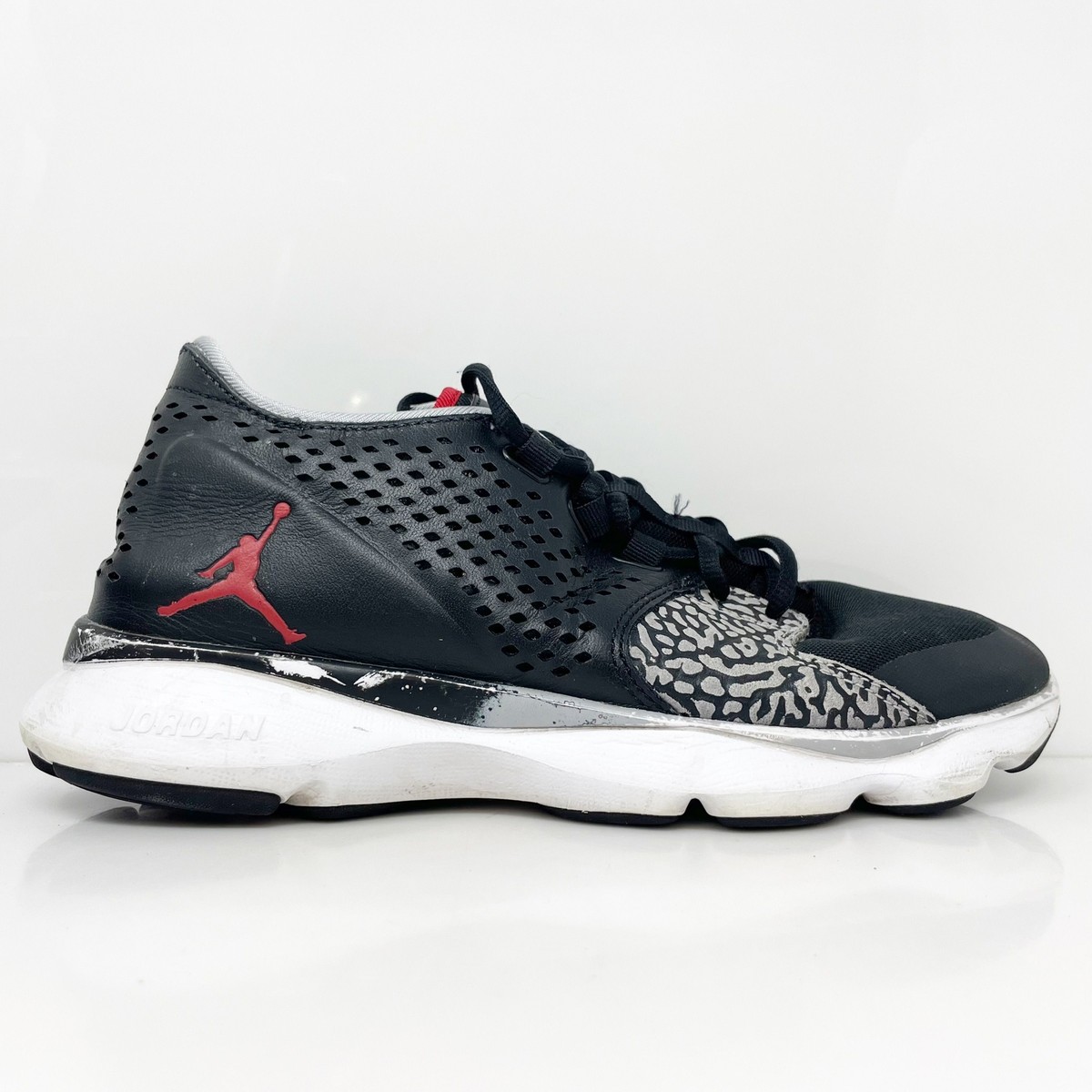 Nike Mens Air Jordan Flow 833969-001 Black Basketball Shoes