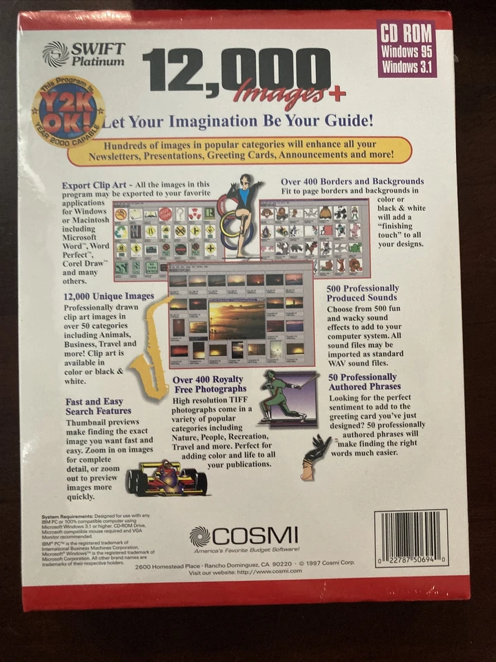 Publisher CD Rom 12,000 Images Swift Platinum Sealed Vintage 1997 - Image 2 of 4