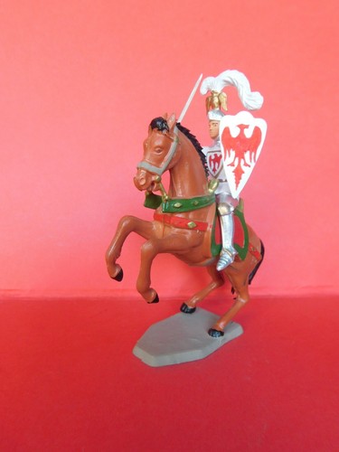 STARLUX /ORTF/ Le Moyen Age Chevalier Au Combat Sur Cheval Cabre EUR 35