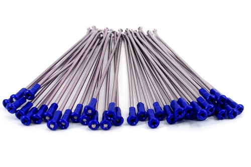 KKE 2.15*19" Rear Wheel Spoke Set For Yamaha YZ250F YZ450F 2003-2022 Blue 36 pcs - Picture 8 of 12