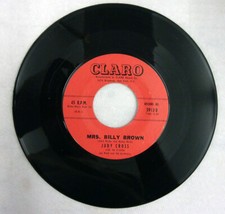 JUDY CROSS: Old Enough To Know / Mrs. Billy Brown CLARO  45 rpm record 