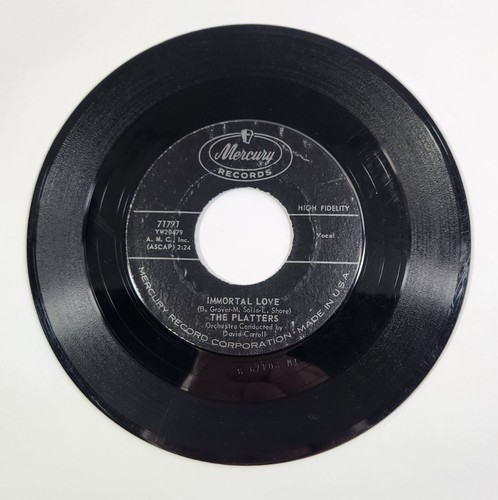 The Platters - Trees & Immortal Love - Mercury 71791 - 45 - Imagen 2 de 2