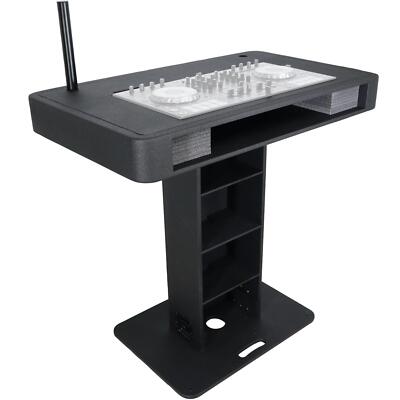 ProX XZF-DJCTBL Black Finish Control Tower Podium Facade Stand for