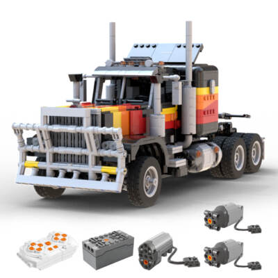 MOC-138757 Tech Semi-trailer Truck Model 1608 Stück für 18+ Jahre und älter