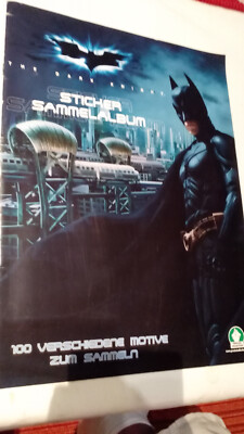 Batman The Dark Knight Sticker Album full, with all 100 stickers, from 2008