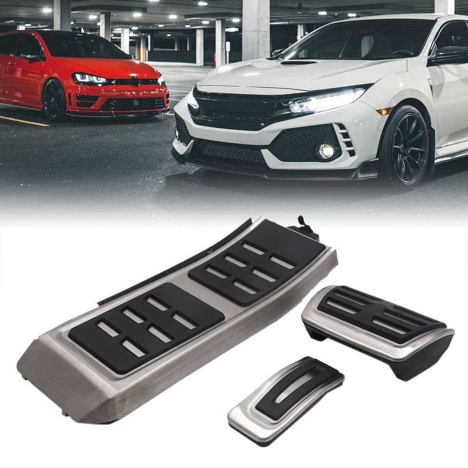 Juego de 3 pastillas pedales reposapiés reposapiés reposapiés acelerador para Audi A4 B8 S4 Foto 2 de 4