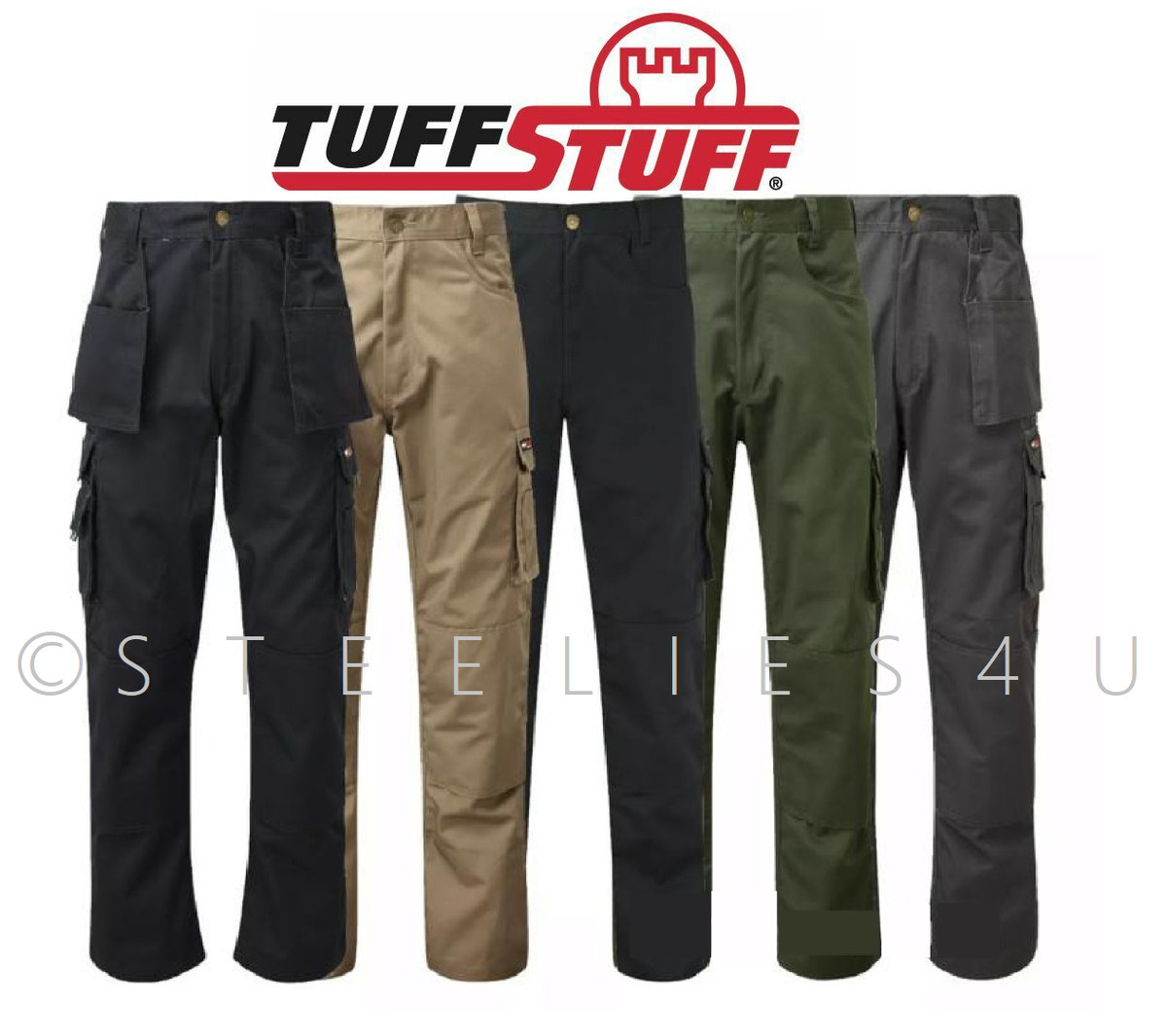Pantalones de Trabajo de Combate para Hombres Tela Calidad Combate Carga Estilo Rodillera Bolsillo