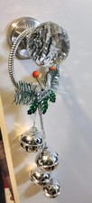 Christmas Jingle Bells Door Knob Hanger- Set of 4 Colors New in Package