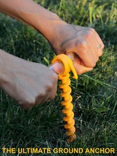The Ultimate Ground Anchor | Camping tent peg shelter tarp dog stake landscaping