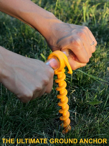 The Ultimate Ground Anchor | Camping tent peg shelter tarp dog stake landscaping - Picture 1 of 6