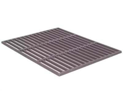 D&L Guss Grillrost Emailliert – 60x40 Cm, Gusseisen, 9 Mm Stark, Mit 12 Mm Stababstand, Für Alle Grills