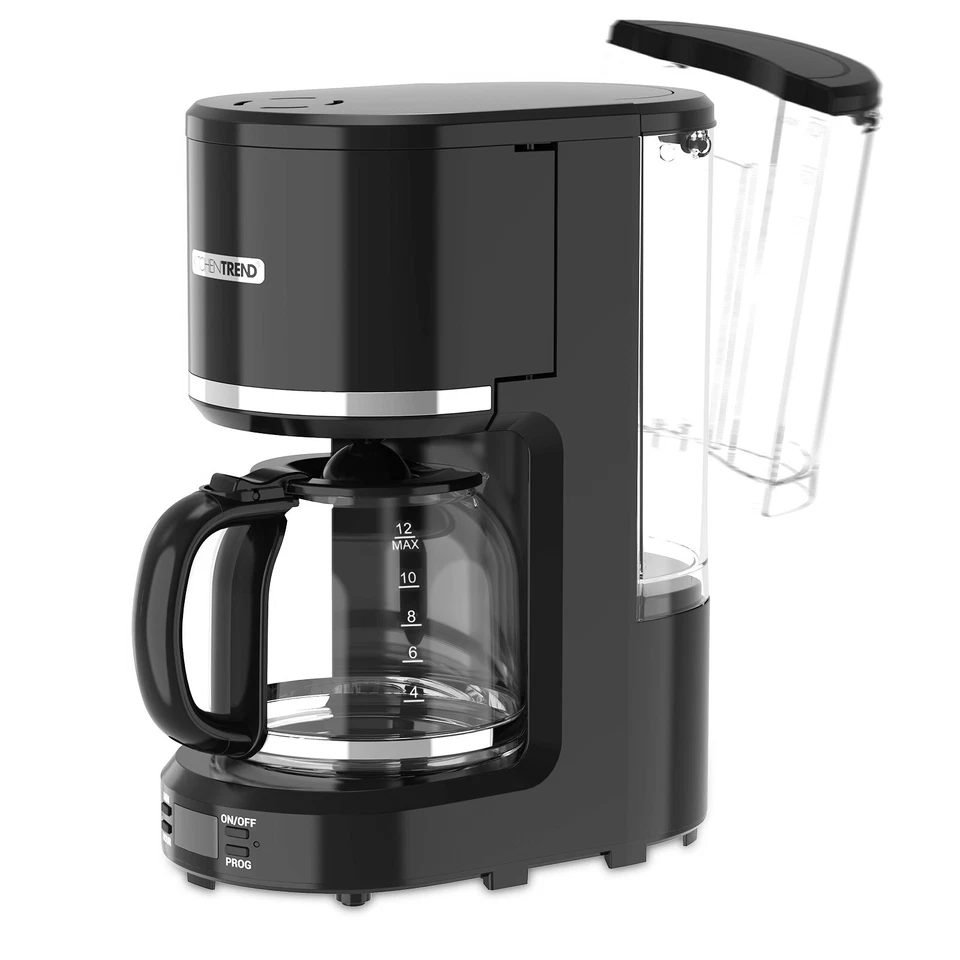 12-Cup Programmable Coffee Maker Removable Water Reservoir Drip Coffee Maker - Image 2 of 4