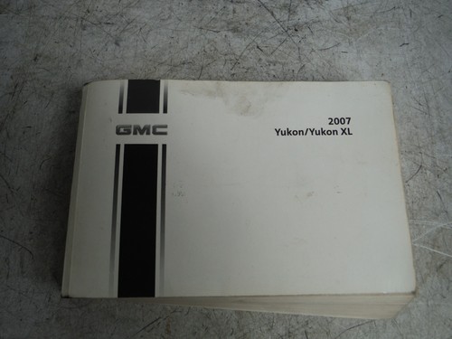 GMC Yukon XL 2007 manual del operador del propietario guía con funda OEM - Imagen 5 de 8