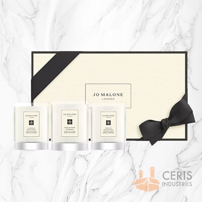 Jo Malone Travel Candle Trio, Scented Mini Candle Set, New In