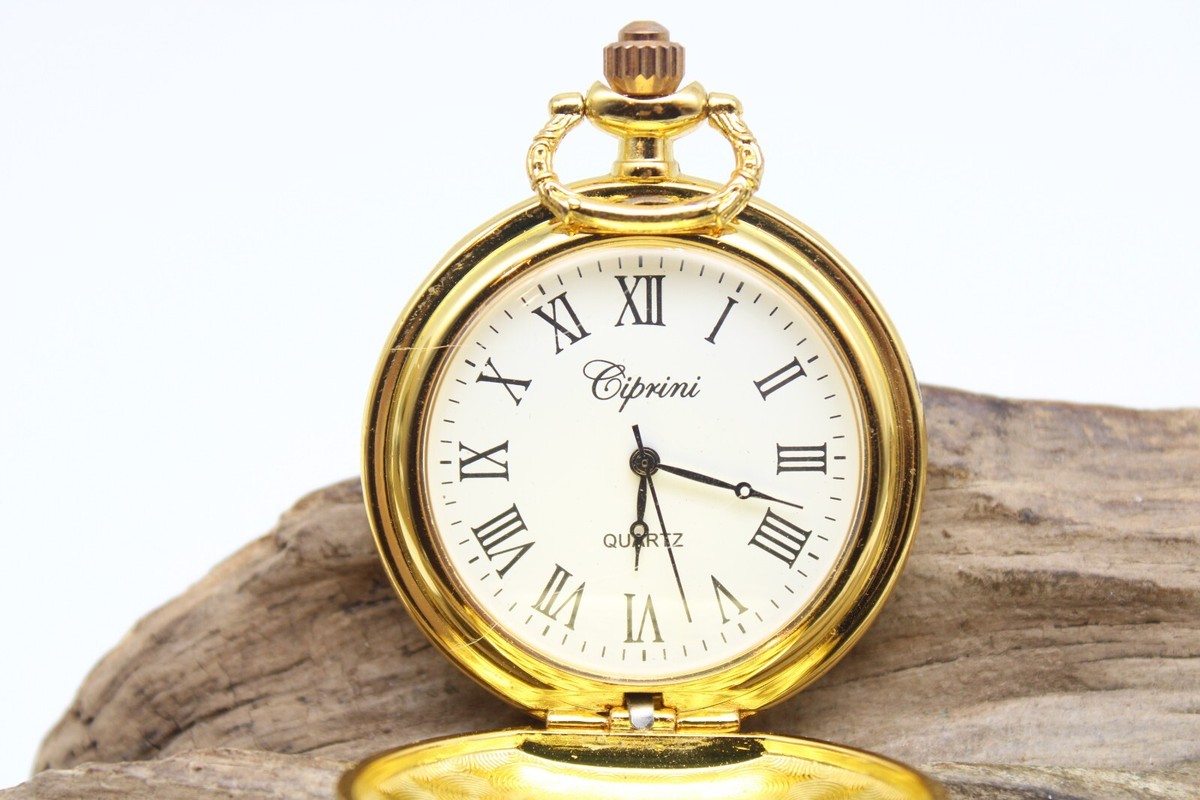 時計 American Pocket Watches Vintage Walking Liberty Half Dollar Pocket Watch Quintel
