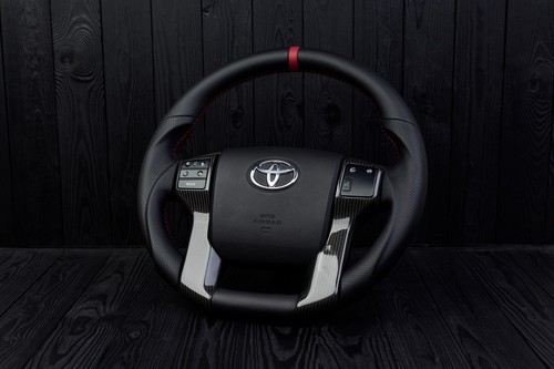Toyota 4runner Tundra Tacoma Sequoia OEM TRD Customized Steering Wheel 2009-2021 - Picture 3 of 13